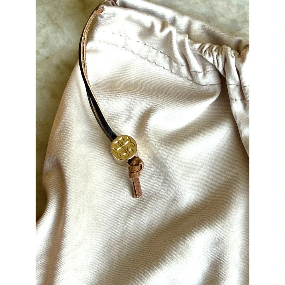 Tory Burch Monogram Sunglass Case and Dust Bag (no glasses incl)